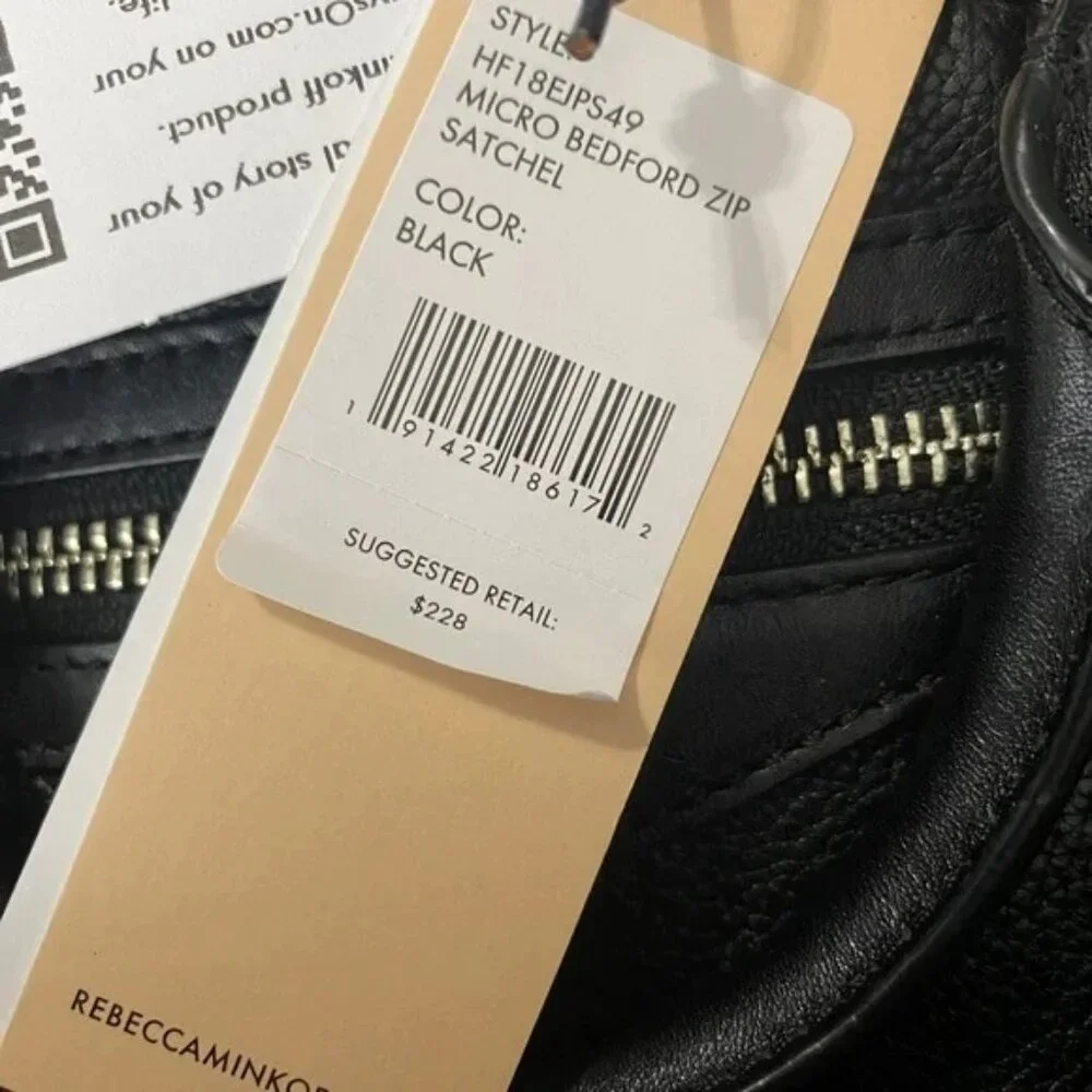 Rebecca Minkoff Micro Bedford Zip Satchel - Picture 4 of 7